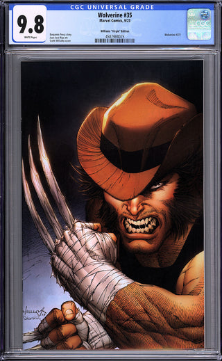 Wolverine #35 Unknown Comics Scott Williams Exclusive Icon Virgin Variant - CGC 9.8!