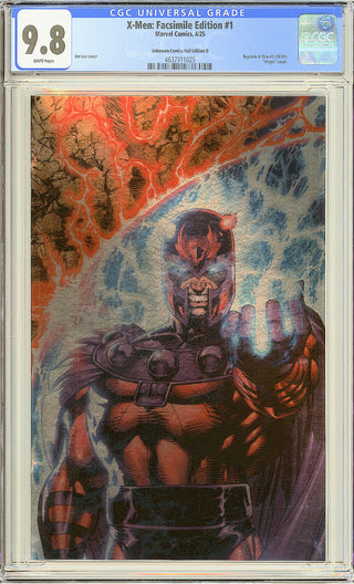 X-Men Facsimile Edition #1 Unknown Comics Foil Book Set with Pin Set - Four (4) Books & Four (4) Pin Sets - CGC 9.8!