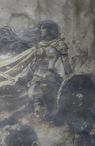 Red Sonja Noir #1 - Rudy Ao Wraparound Cover B HeroesCon 2025 Exclusive Metal Variant!