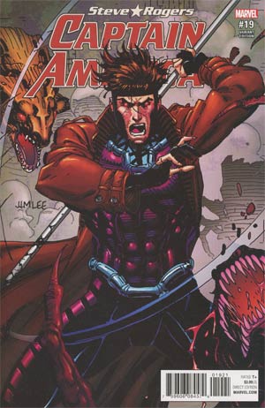 Captain America Steve Rogers #19 - Secret Empire Tie-in - X-Men Card Variant!