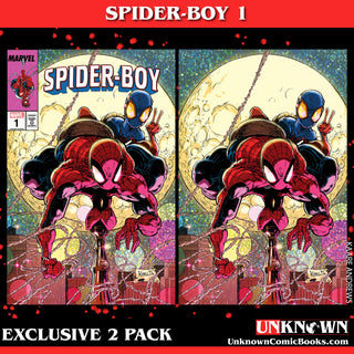 Spider-Boy #1 Unknown Comics Kaare Andrews Exclusive Variant - 2 Pack!