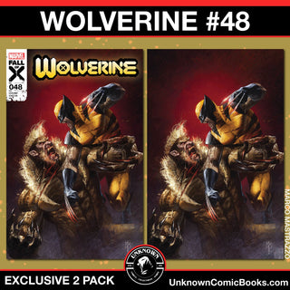 Wolverine #48 Unknown Comics Marco Mastrazzo Exclusive Variant - 2 Pack!