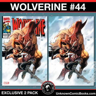 Wolverine 44 Unknown Comics Stephen Segovia Exclusive Variant - 2 Pack!