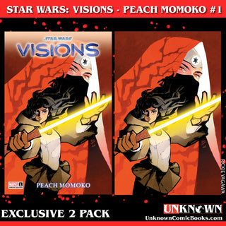 Star Wars: Visions - Peach Momoko #1 Unknown Comics Rickie Yagawa Exclusive Variant - 2 Pack!
