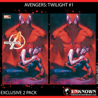Avengers: Twilight #1 Unknown Comics Davide Paratore Exclusive Variant - 2 Pack!