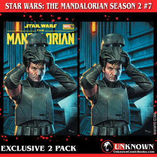 Star Wars: The Mandalorian Season 2 #7 Unknown Comics Mico Suayan Exclusive Variant - 2 Pack!