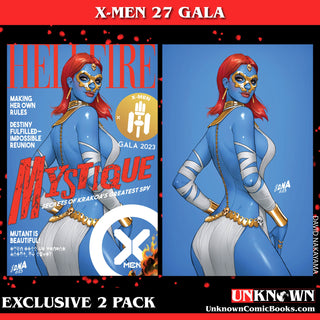 X-Men #27 - Fall of X - Unknown Comics David Nakayama Hellfire Exclusive Variant - 2 Pack!