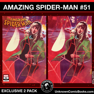 Amazing Spider-Man #51 Unknown Comics Gerald Parel Exclusive Variant - 2 Pack!