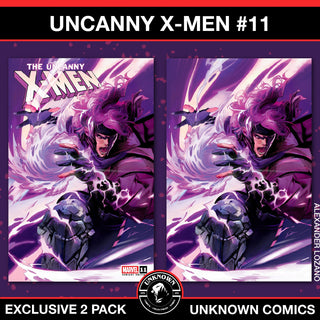 Uncanny X-Men #11 Unknown Comics Alexander Lozano Exclusive Variant - 2 Pack!
