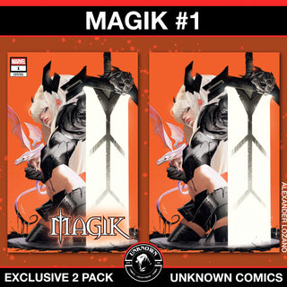 Magik #1 Unknown Comics Alexander Lozano Exclusive Variant - 2 Pack!