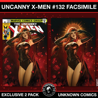 Uncanny X-Men #132 Facsimile Unknown Comics Exclusive Leirix Variant - 2 Pack!