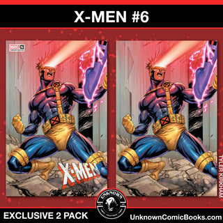 X-MEN #6 UNKNOWN COMICS TYLER KIRKHAM CONNECTING COVER EXCLUSIVE VARIANT - 2 PACK!