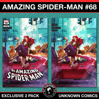 Amazing Spider-Man #68 Unknown Comics Mateus Manhanini Exclusive Variant - 2 Pack!