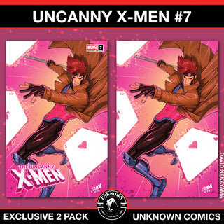 Uncanny X-Men #7 Unknown Comics David Nakayama Exclusive Variant - 2 Pack!