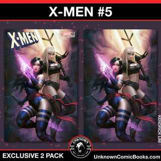 X-Men #5 Unknown Comics Kendrick Lim Exclusive Variant - 2 Pack!