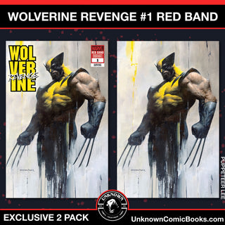 Wolverine: Revenge - Red Band #1 Unknown Comics Puppetter Lee Exclusive Variant [Polybagged] Explicit Content 2 Pack!