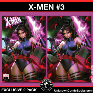 X-Men #3 Unknown Comics Derrick Chew Exclusive Variant - 2 Pack!