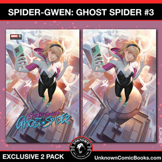 Spider-Gwen: The Ghost-Spider #3 Unknown Comics Ejikure Exclusive Variant - 2 Pack!