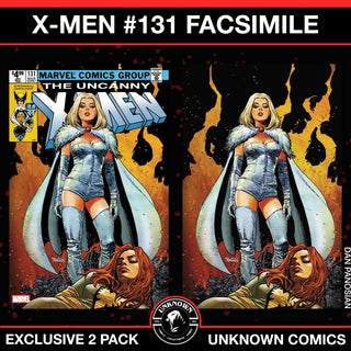X-Men #131 Facsimile Unknown Comics Dan Panosian Exclusive Variant - 2 Pack!