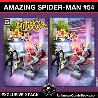 Amazing Spider-Man #54 Unknown Comics Saowee Exclusive Variant - 2 Pack!