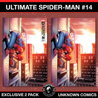 Ultimate Spider-Man #14 Unknown Comics Mirka Andolfo Exclusive Variant - 2 Pack!