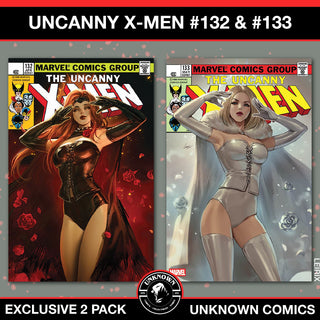 Uncanny X-Men #132 & #133 Facsimile Unknown Comic Leirix Exclusive Variants - 2 Pack!