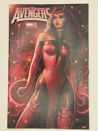 AVENGERS #1 UNKNOWN COMICS NATHAN SZERDY EXCLUSIVE VARIANT - SIGNED BY NATHAN SZERDY!
