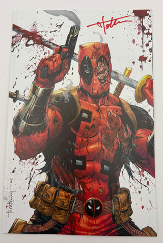 Deadpool / Wolverine #1 Unknown Comics Tyler Kirkham Exclusive Virgin Variant - Signed By Tyler Kirkham!