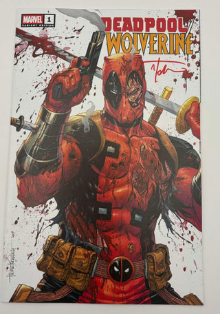 Deadpool / Wolverine #1 Unknown Comics Tyler Kirkham Exclusive Variant - Signed By Tyler Kirkham!