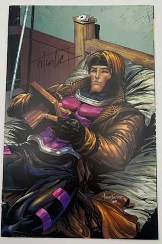 X-MEN '97 #1 UNKNOWN COMICS TYLER KIRKHAM EXCLUSIVE VIRGIN VARIANT - SIGNED BY TYLER KIRKHAM!