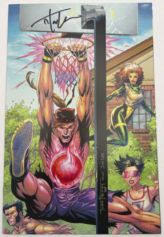 X-MEN '97 #4 UNKNOWN COMICS TYLER KIRKHAM EXCLUSIVE VIRGIN VARIANT - SIGNED BY TYLER KIRKHAM!
