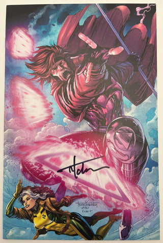 UNCANNY X-MEN #266 FACSIMILE EDITION UNKNOWN COMICS TYLER KIRKHAM EXCLUSIVE VIRGIN VARIANT - SIGNED BY TYLER KIRKHAM!