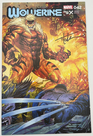 WOLVERINE #42 UNKNOWN COMICS TYLER KIRKHAM EXCLUSIVE VARIANT - SIGNED BY TYLER KIRKHAM!