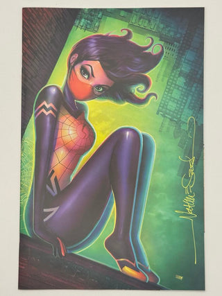 EDGE OF SPIDER-VERSE #1 UNKNOWN COMICS NATHAN SZERDY EXCLUSIVE VIRGIN VARIANT - SIGNED BY NATHAN SZERDY!