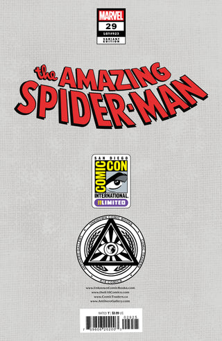 Amazing Spider-Man #29 Unknown Comics David Nakayama Exclusive SDCC Limited Virgin Variant - Signed By David Nakayama!