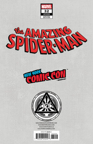 Amazing Spider-Man #32 - G.O.D.S. - Unknown Comics Leirix Exclusive NYCC Virgin Foil Variant!