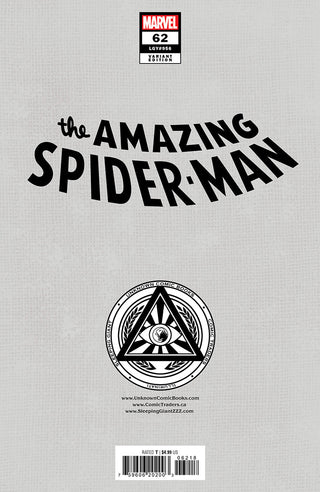 AMAZING SPIDER-MAN #62 UNKNOWN COMICS LEIRIX EXCLUSIVE VARIANT!