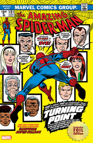 Amazing Spider-Man #121 Facsimile Edition Unknown Comics John Romita Exclusive Foil Variant!