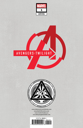 Avengers: Twilight #1 Unknown Comics Davide Paratore Exclusive Variant - 2 Pack!