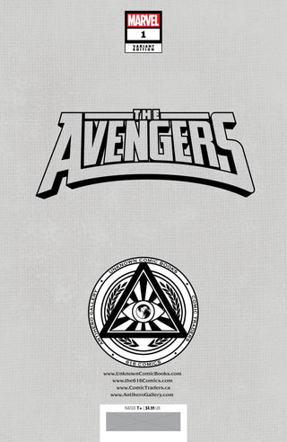 AVENGERS #1 UNKNOWN COMICS NATHAN SZERDY EXCLUSIVE VARIANT - SIGNED BY NATHAN SZERDY!