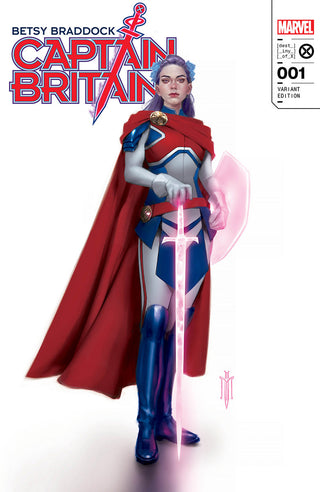 Betsy Braddock: Captain Britain #1 Unknown Comics Miguel Mercado Exclusive Vogue Variant