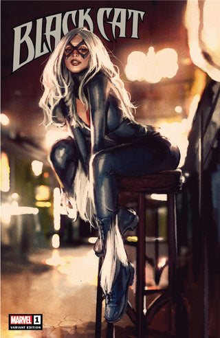 BLACK CAT #1 UNKNOWN COMICS GERALD PAREL EXCLUSIVE VARIANT