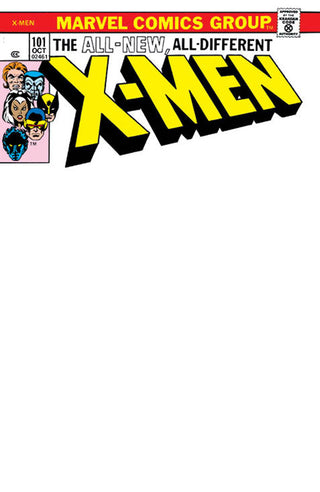 X-Men #101 Facsimile Edition Unknown Comics Exclusive Blank Variant