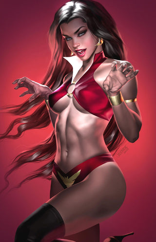 Vampirella Vs Superpowers #1 Josh Burns (616) Exclusive Virgin Variant