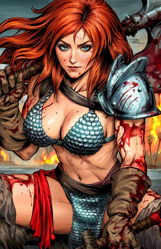 Sonja Reborn #4 - Karn Kirk Ratanasin Cover A Limited 350 FanExpo New Orleans Exclusive Variant!
