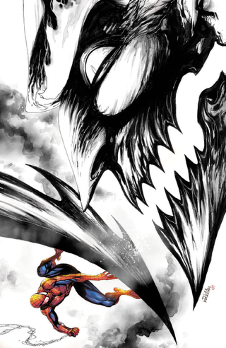 Venom #3 Unknown Comics Tyler Kirkham Color Splash Variant!