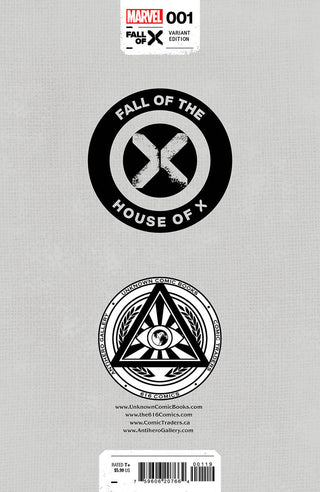 FALL OF THE HOUSE OF X #1 UNKNOWN COMICS NATHAN SZERDY EXCLUSIVE VIRGIN VARIANT - SIGNED BY NATHAN SZERDY!