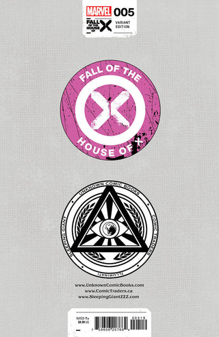 Fall Of The House Of X #5 - Fall Of X - Unknown Comics Miguel Mercado Exclusive Variant - 2 Pack!