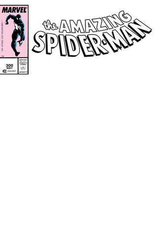 Amazing Spider-Man #300 Facsimile Edition Unknown Comics Exclusive Blank Variant!