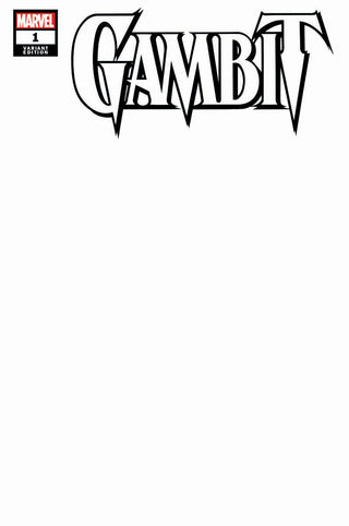 Gambit #1 Unknown Comics Blank Exclusive Variant